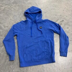 Under Armour Blue Pullover Hoodie Men's Small Athletic Casual Sweatshirt